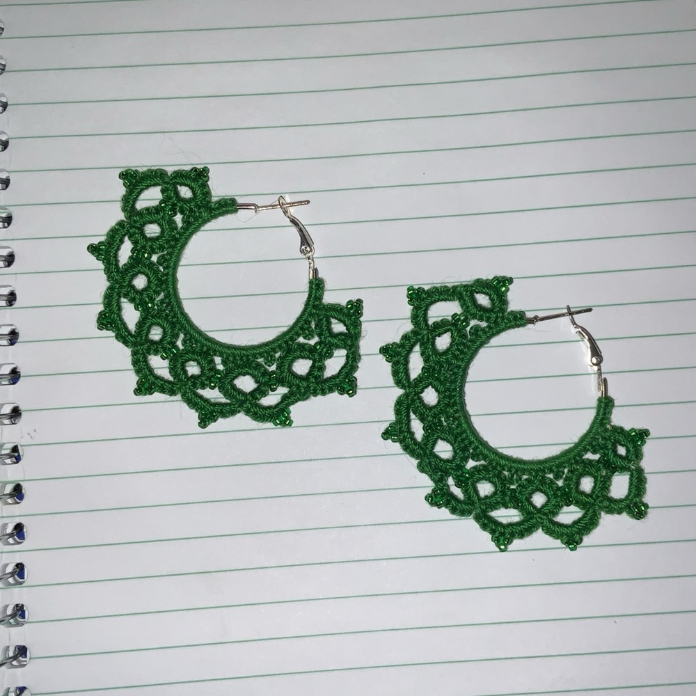 Stylish Handmade Hoop Earrings